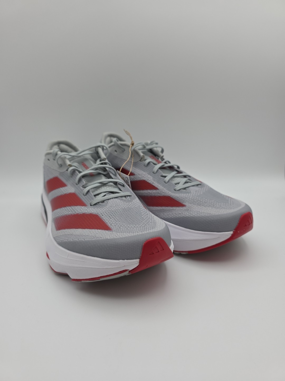 Adidas Men's Adizero SL 2 Rutgers Mens Sz 8.5 Grey Scarlet Athletic Shoes JQ0239