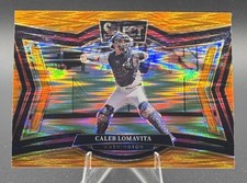 2025 Select Baseball Caleb Lomavita Diamond Level - Nationals Orange Flash Prizm