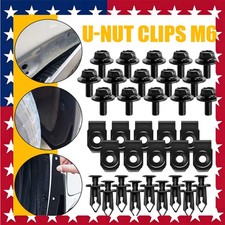 Undertray Splash Shield Guard For Honda Body Bolts & U-nut Clips M6 Engine Cover