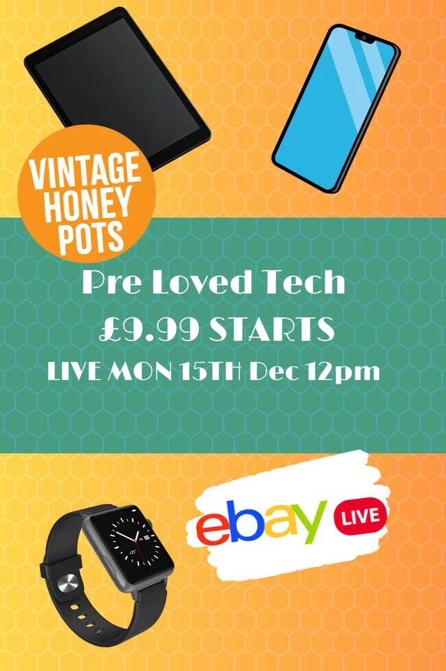 Pre Loved Phones and Tech Sale £9.99 Start Live Mon 15th December 12pm