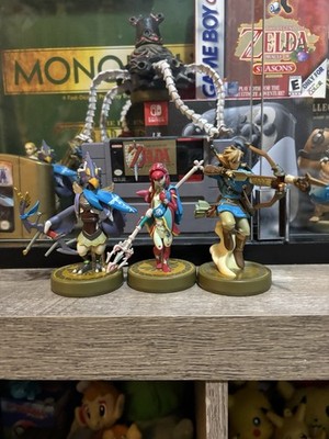 The Legend of Zelda: Breath of the Wild Amiibo Lot of 3 Figures