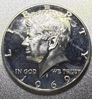 1969 S Kennedy Half Dollar Proof Doubling Appears On The Obverse And Reverse