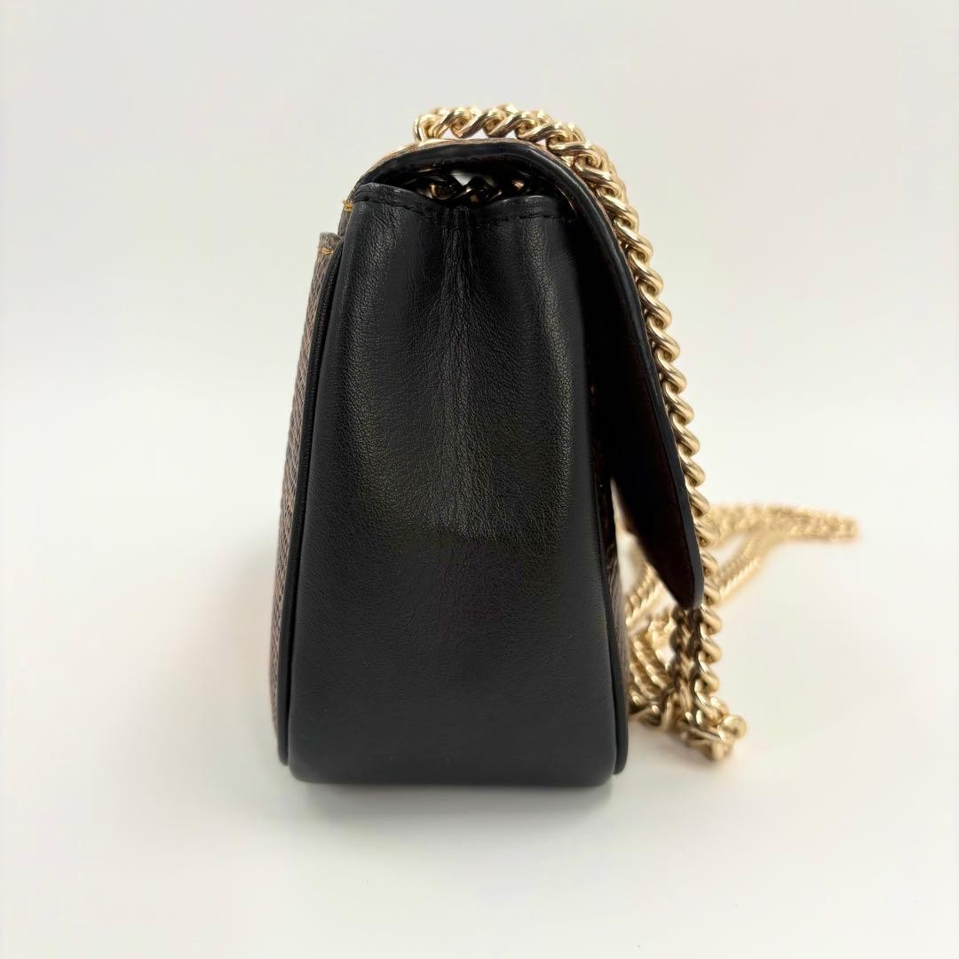 COACH Python Embossed Leather Shoulder Bag Brown … - image 17