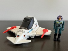StarCom Starwolf F-1400 Fighter Jet Complete w/ Figure 1986 Coleco Star Wing