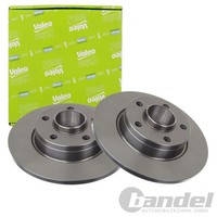 2X Valeo Bremsscheiben 280Mm Voll Hinten Passend FÜR Nissan Primastar Opel