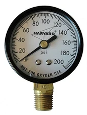 American Granby IPG20045-4LNL - NO LEAD PRESSURE GAUGE 0-200PSI