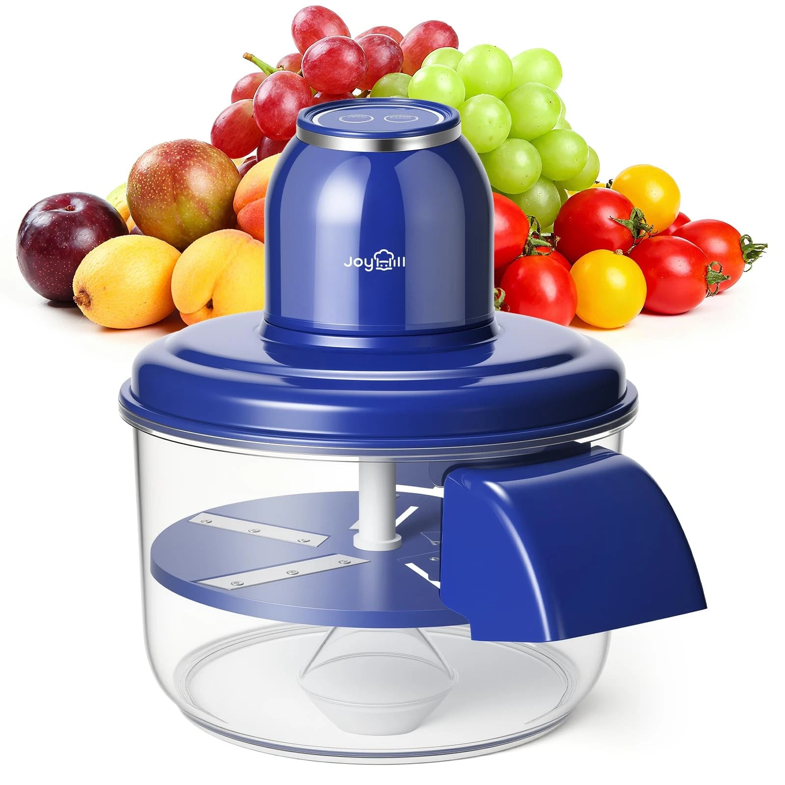 JOYHILL Electric Grape Peeling Machine, Automatic Fruit and 1PC, Blue-1pc