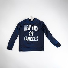 Genuine Merchandise NY Yankees Fleece  Nylon Youth M 10/12 Sweatshirt snags 