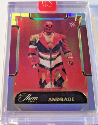 2024 WWE Panini Three Count Base Card Andrade El Idolo Cien Almas /40 #79