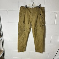 Levis Trousers Mens W32 Brown Tan Cargo Utility Pockets Paratrooper Ripstop