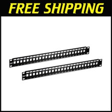 NDAA Compliant 24-Port Blank Keystone Patch Panels