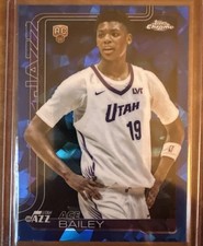 Topps Chrome Sapphire Ace Bailey #255 Utah Jazz Rookie 2025-26