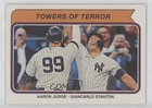 2023 Topps Heritage High Number Combo Cards Aaron Judge Giancarlo Stanton 02ri