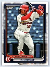 2024 Bowman Prospects #BP-150 Chase Davis - St. Louis Cardinals