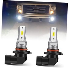 9145 H10 LED Fog Light Bulbs or DRL, True 1:1 Mini Size, H10/9145/9140 White