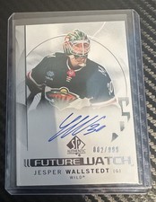 Hockey Card Futur Watch Jesper Wallstedt 802/999
