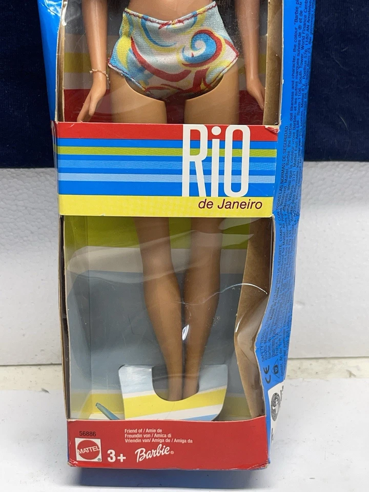 Barbie Rio de Janerio Teresa 2002 muñeca 56886 traje de baño playa Mattel 56886 Foto 3 de 4