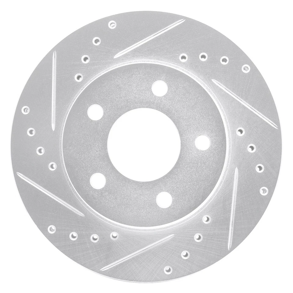 For Buick Rendezvous 02-07 Brake Rotor eLINE Drilled & Slotted 1-Piece Front Foto 2 de 4