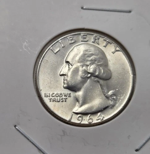1964 D CH BU Washington Quarter (B17)