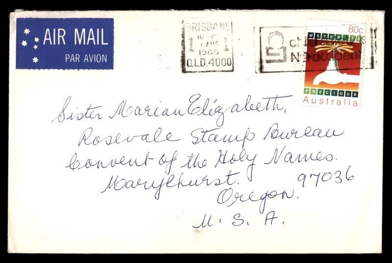 Mayfairstamps Australia 1985 Brisbane to Marylhurst OR Cover cca_07309