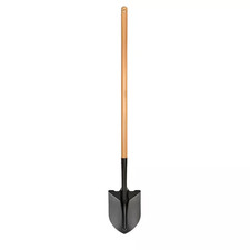 Digging Shovel Garden Spade Wood Handle Carbon Steel Landscaping Yard Tool 43 in