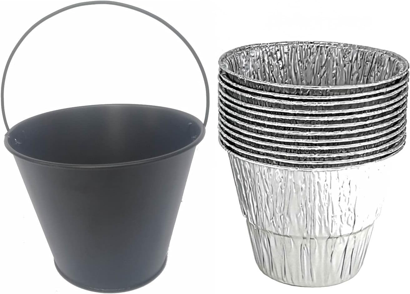 Drip Tray Grease Bucket & Liners for Camp Chef, Treager，Pi