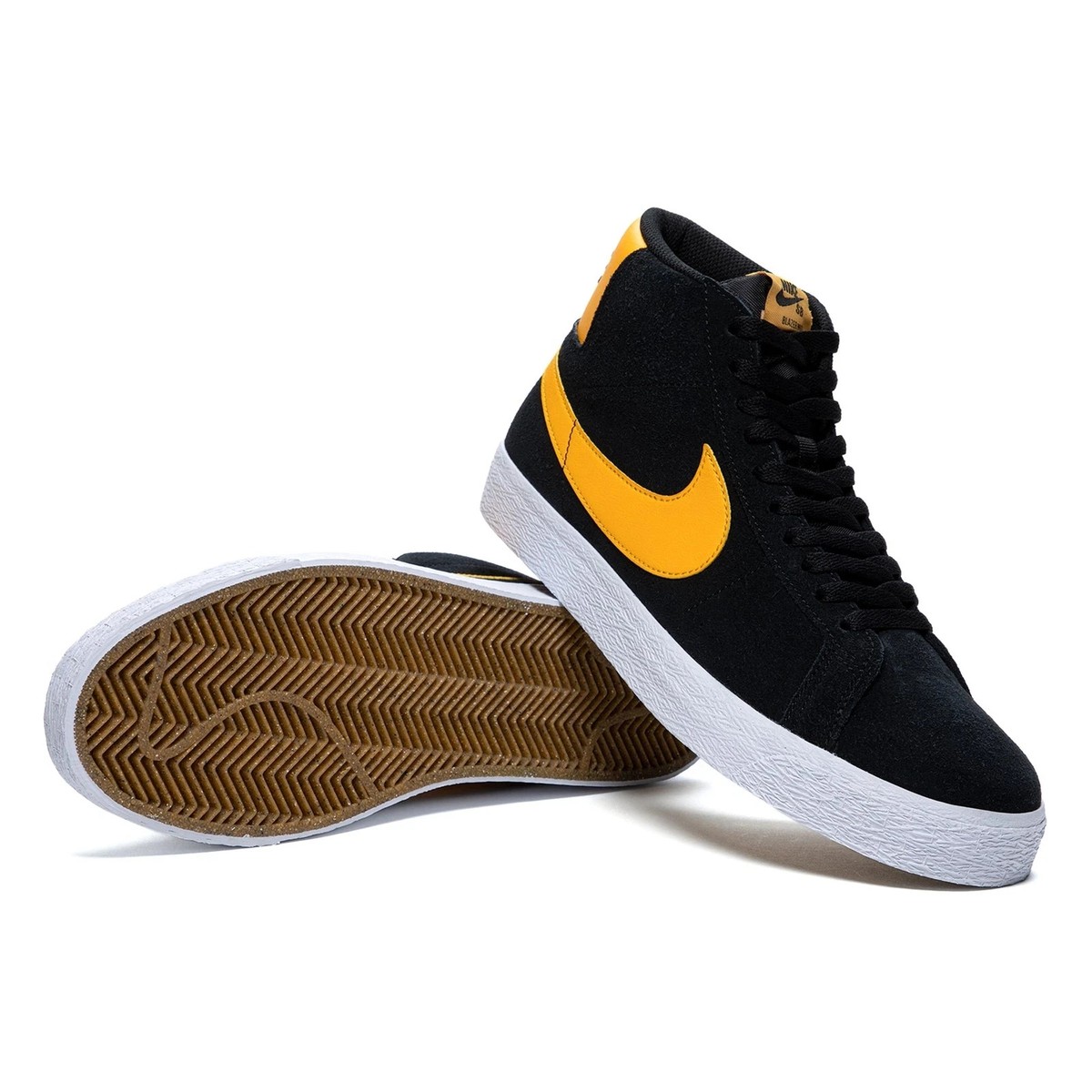 Nike SB Zoom Blazer Mid Black University Gold Yellow 864349-009