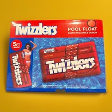 5FT Giant Twizzlers Inflatable Pool Float Candy Bar Design Raft