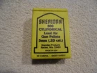 Sheridan 500 Cylindrical Lead Airgun Pellets New 5mm .20 cal.