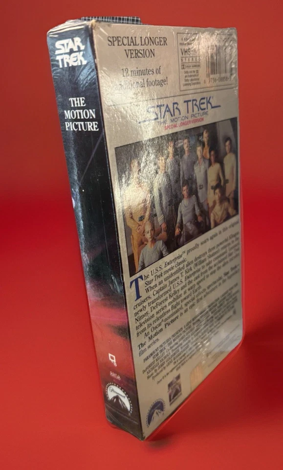 STAR TREK: THE MOVIE (VHS, 1980) SPECIAL LONG VERSION SEALED PARAMOUNT WATERMARK - Image 2 of 4