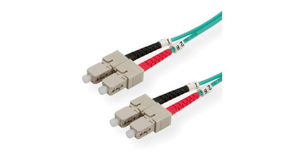 Wysokiej jakości kabel LWL-Kabel dupl. 50/125µm OM3, SC/SC, 1m