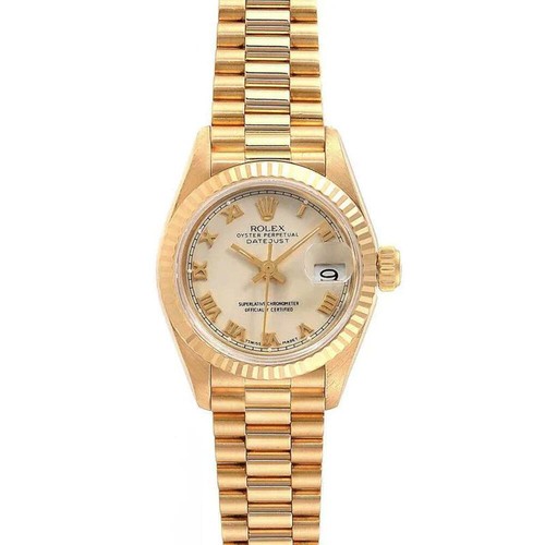 1976 Rolex 26mm Presidential 18K Yellow Gold Watch with Cream Dial. (69178)