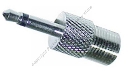 F-1/8'' 3.5mm TV,Coax,Cable,Satellite,Antenna  Adapter