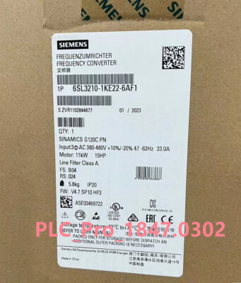 Siemens 6SL3210-1KE22-6AF1 SINAMICS G120C RATED POWER 11KW Fast #L