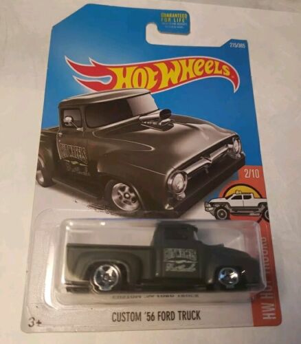 Custom 56 Ford Truck HW Hot Trucks 2/10 Hot Wheels Card 215/365