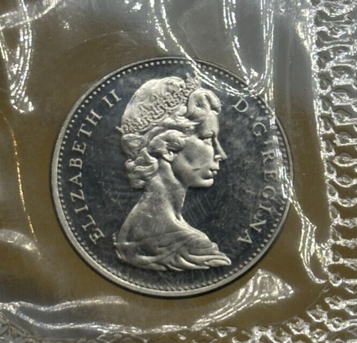 1970 Canada Proof Like Uncirculated 6 Coin RCM Mint Set w/ Envelope & Cello - Picture 11 of 16