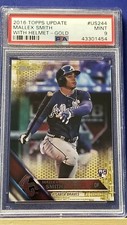 Mallex Smith - 2016 Topps Update Gold Parallel  PSA 9  #760/2016