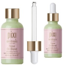 Image of Pixi Rose Oil Blend Nourishing face oil, 1 fl oz / 30 ml FULL SIZE NEW WITH BOX