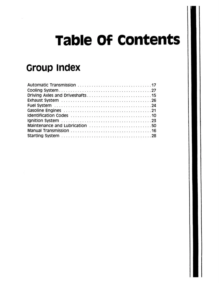 1987 Ford Mustang, Thunderbird, Mark VII, Cougar Shop Manual Set - Vol B, D и F - Изображение 4 из 4