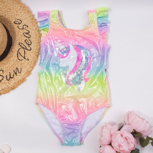 3-16Years Girls Swimsuit Summer Children Girls One Piece Swimwear Swimsuits - Picture 18 of 45