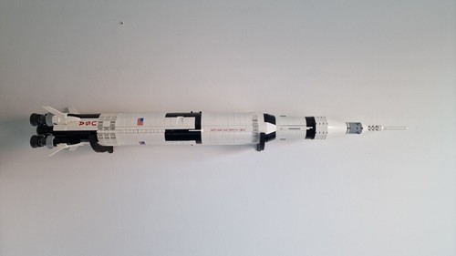 Lego Apollo Saturn V Horizontal Wall Mount Display Stand For Sets 21309 & 92176 - Picture 10 of 10