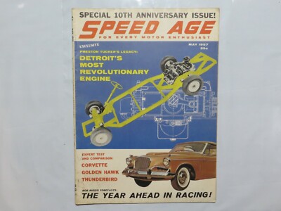 Vintage 1957 TUCKER Engine THUNDERBIRD vs CORVETTE v STUDEBAKER Hawk BF