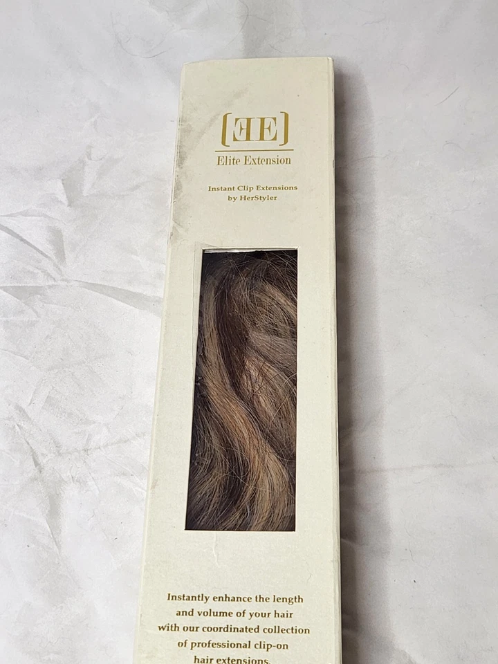 Clip-ons Elite cabello humano real 21 pulgadas Foto 2 de 4
