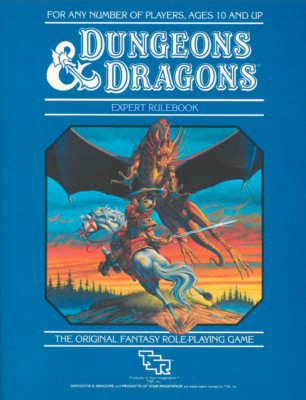 Dungeons and Dragons Expert Rulebook Role Play RPG Book TSR 1983 Rules (Reprint)