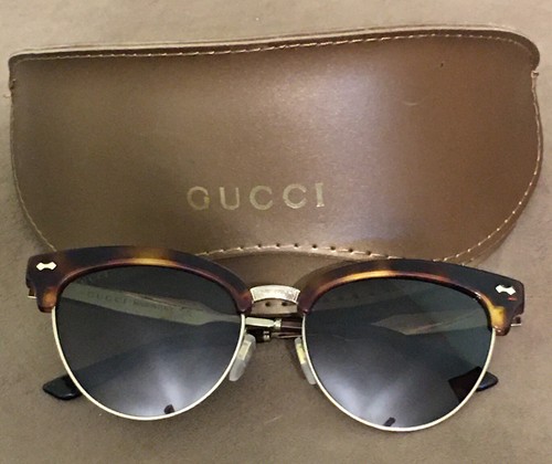 GUCCI SUNGLASSES GG0055S 002 CAT EYE 