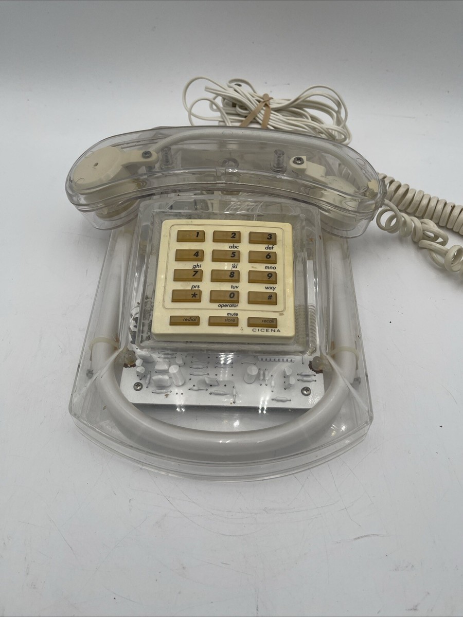 見本盤　Telephone Crache Ton Venin Telephone GENUINE BELL TELEPHONE 1984 Beige Touch Tone Desk Phone w