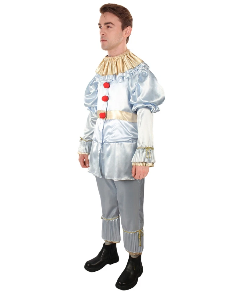 Disfraz azul para hombre adulto para disfraces IT Pennywise fiesta de Halloween elegante HC-176 Foto 2 de 4