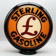 STERLING GASOLINE 13.5" Gas Pump Globe