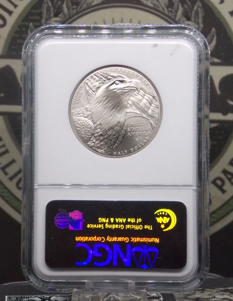 2008 "S" Commemorative *BALD EAGLE* Half Dollar 50c NGC MS70 #261 ECC&C, Inc. - Image 4 of 4
