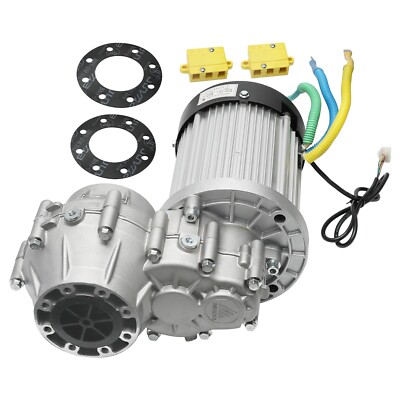 60V 2500W Electric Brushless Differential Motor Gearbox 6 Teeth For Go kart